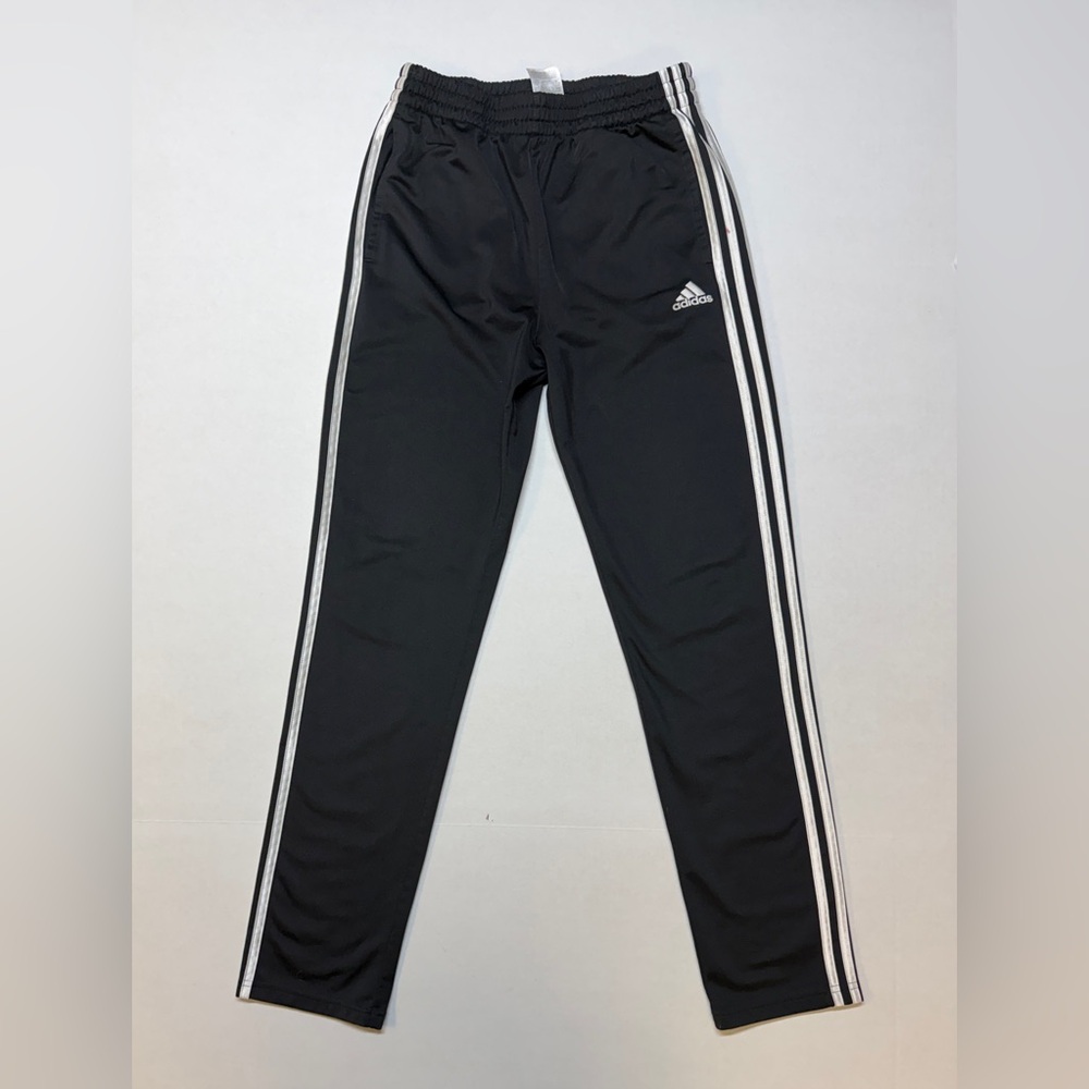 Adidas Essentials Classic 3-Stripe Kid’s Black Large Track Pants